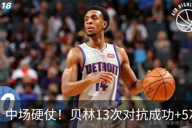中场硬仗！贝林13次对抗成功+5次抢断均最多，精彩摆脱策动绝杀
